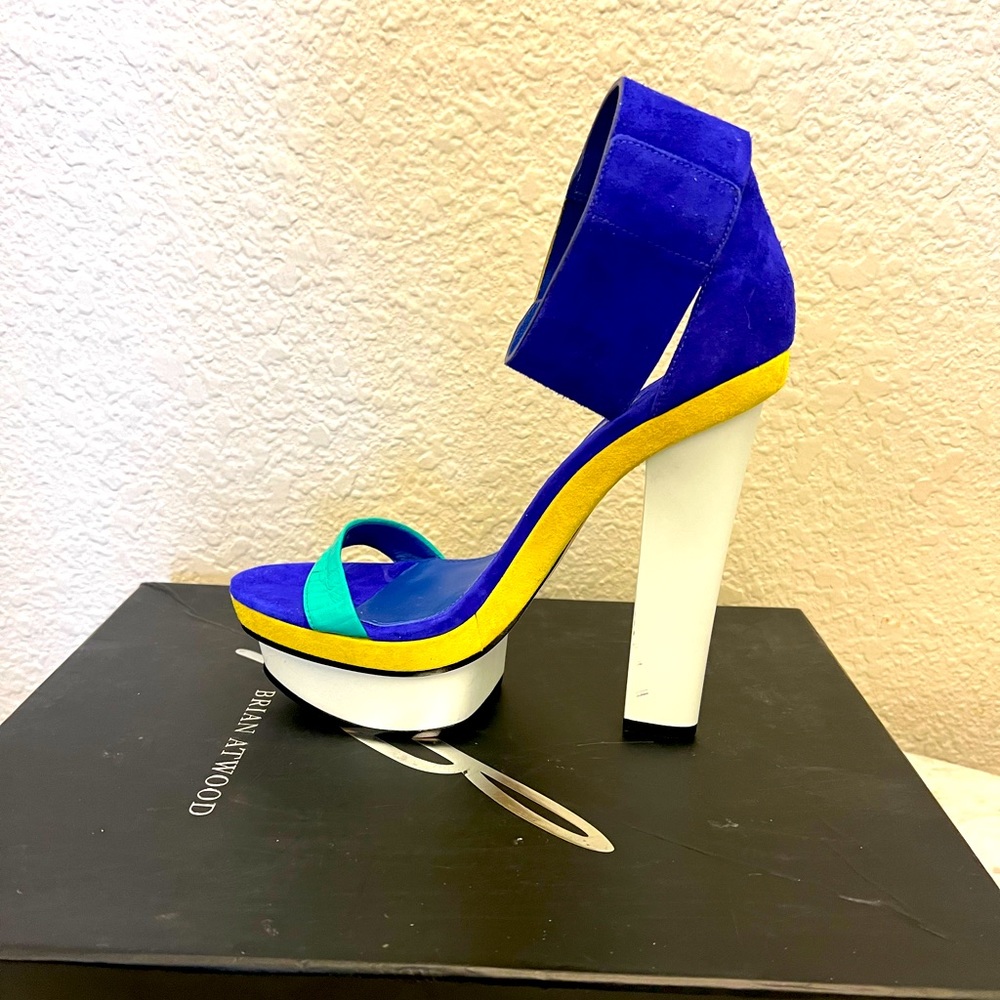 Brain Atwood color heels.